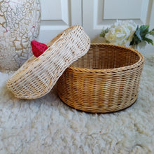 Load image into Gallery viewer, Cake Rattan Basket -  Strawberry on Top