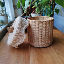 Load image into Gallery viewer, Cake Rattan Basket -  Chocolate