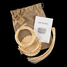 Load image into Gallery viewer, DIY Basketry Kit for beginners | Medium Round basket