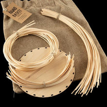 Load image into Gallery viewer, DIY Basketry Kit for beginners | Medium Round basket
