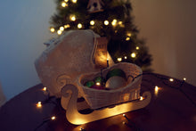 Load image into Gallery viewer, DIY Santa's Sleigh Craft Kit - Make Your Own Rattan Christmas Decoration | Fun Holiday Activity