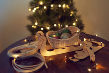 Load image into Gallery viewer, DIY Santa's Sleigh Craft Kit - Make Your Own Rattan Christmas Decoration | Fun Holiday Activity