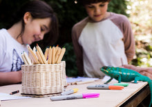 Load image into Gallery viewer, DIY Basketry kit for beginners | Cube Basket