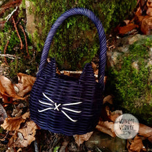 Load image into Gallery viewer, Trick or Treat baskets for Halloween - Limited Edition | Black Cat | Black Kitty | Pumpkin | Handmade