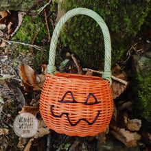 Load image into Gallery viewer, Trick or Treat baskets for Halloween - Limited Edition | Black Cat | Black Kitty | Pumpkin | Handmade