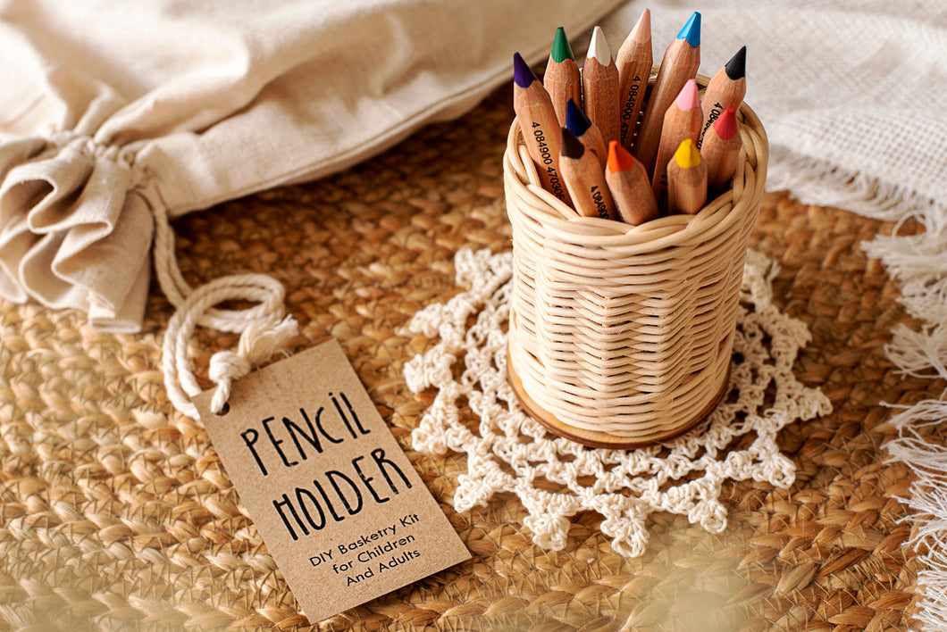 DIY Basketry Kit for beginners | Pencil Holder