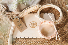 Load image into Gallery viewer, DIY Basketry Kit for beginners | Small Tea Tray