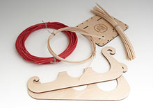 Load image into Gallery viewer, Christmas DIY Basketry Kit | Santa's Sleigh - Festive | Rattan/Cane, Make Your Own | WonderWeaver Design | Craft Kit | Christmas Decoration