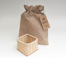 Load image into Gallery viewer, DIY Basketry kit for beginners | Cube Basket