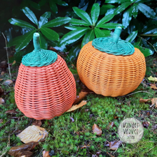 Load image into Gallery viewer, Pumpkin baskets for Halloween - Limited Edition | Jack-o-Lantern | Pumpkin | Handmade