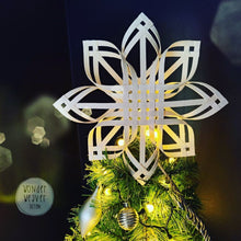 Load image into Gallery viewer, Christmas Ornament Scandinavian Star | Natural Rattan/Wicker Decoration | WonderWeaver Design | Christmas Decoration | Tree Topper