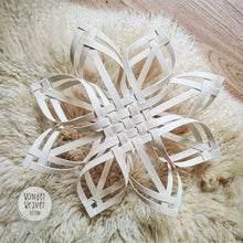 Load image into Gallery viewer, Christmas Ornament Scandinavian Star | Natural Rattan/Wicker Decoration | WonderWeaver Design | Christmas Decoration | Tree Topper